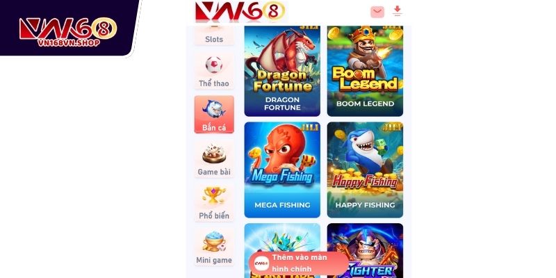 Cách chơi săn cá đổi thưởng chi tiết tại VN168